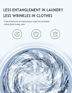 Máy giặt và máy sấy thông minh 110V 220V, máy giặt cửa trước tích hợp tất cả trong một - Product Image 3