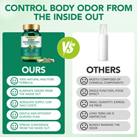 Suplemento Desodorante Corporal ArtoaLabs para el Control Natural del Olor, Desodorante Corporal Completo Vegano, Cápsulas Desodorantes de Clorofila para Adultos