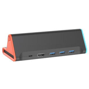 RGB Plug-in <strong>Docking</strong> <strong>Station</strong> for Switch 2 Dock with Gigabyte Network HDTV 4K 60hz Adapter Type C Hub Dock Stand - Product Image 4