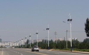 Ngoài trời lai gió mặt trời dẫn đèn đường tuabin gió ngang pin <span class=keywords><strong>Lithium</strong></span> ion nhà hệ thống phát Điện Gió - Product Image 3