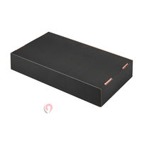 Emballage cadeau haut de gamme personnalisé, emballage plat, impression kraft, boîte en carton ondulé écologique, boîtes d'expédition pour acrylique