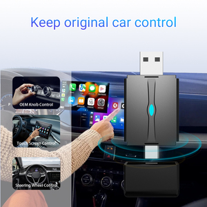 Adaptateur sans fil double interface CarPlay et Android Auto avec garantie d'un an, boîte AI pour voiture, compatible <span class=keywords><strong>Netflix</strong></span> et YouTube - Product Image 5