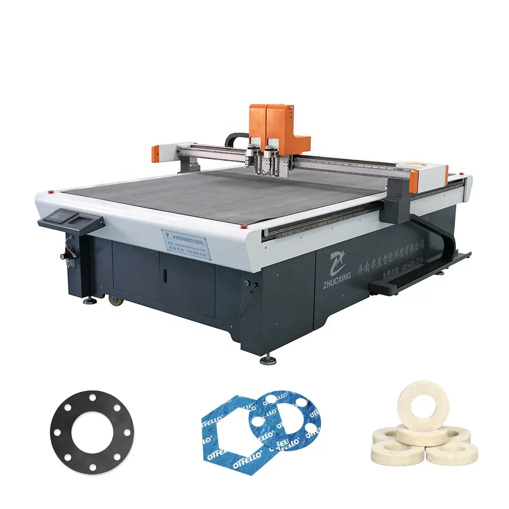 Industriële Cnc Automatische Pakking Snijmachine Flatbed Digitale Rubber Ptfe Kurk Asbest Cutter Machine Voor Maken Pakkingen