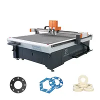 Mesin Pemotong Paking Otomatis CNC Industri Mesin Pemotong Digital Pipih Karet PTFE Gabus untuk Membuat Gasket