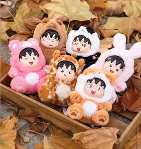 ชิบิ มารุโกะ จัง กล่องสุ่มของแท้ 100% จากญี่ปุ่น อนิเมะ กล่องพลาสติกปริศนา ฟิกเกอร์น่ารัก 6 ชิ้น ชุดเต็ม ของตกแต่งโต๊ะทำงาน VLT - Product Image 2