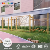 Conjunto de Muebles de Almacenamiento para Juegos Infantiles de Madera Moderna con Certificación de Seguridad para Uso en Preescolar y Supermercado
