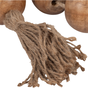 Ghirlanda di perline in legno con nappe decorative per l'arredamento della casa e dettagli per la decorazione di bagni, uffici e soggiorni - Product Image 5