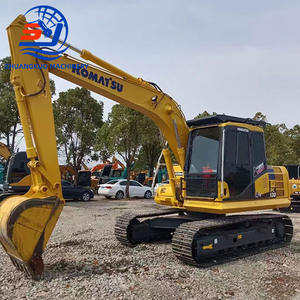 Excavatrice sur chenilles Komatsu PC130-7 d'occasion de 13 tonnes, avec bras long et chenilles en caoutchouc, certifiée CE pour la construction et la démolition - Product Image 2