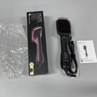 Sèche-cheveux brosse électrique 3-en-1 à ions négatifs, 3 réglages de chaleur, cordon rotatif à 360° pour la maison, le salon et les tendances TikTok