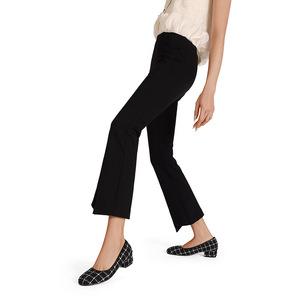 Zapatos Planos Modernos y Cómodos, de Punta Redonda, Tacón Medio y Bajo, de Lino, Sin Cordones, para Primavera y Otoño, Versátiles para Uso Diario - Product Image 5