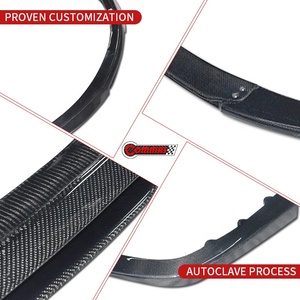 Meilleur prix pour la mise à niveau vers un diffuseur avant de style V Vors en fibre de carbone pour Ferrari 458 - Product Image 3