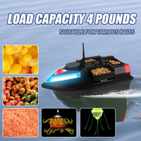 Explosif transfrontalier 500 mètres bateau de pêche de pêche appât télécommandé intelligent et crochet d'alimentation crochet d'alimentation navire