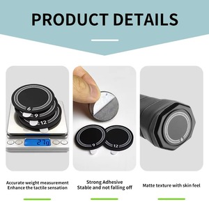 Kit de réglage du poids pour raquette de pickleball, ensemble de poids pour l'équilibrage 6g 9g 12g, poids autocollants en acier inoxydable pour la tête et le manche, vente en gros - Product Image 2