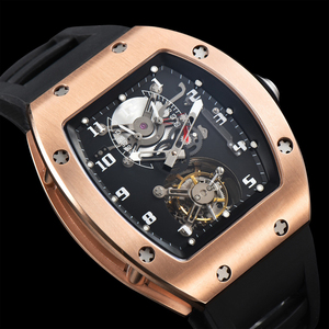 Montre de luxe classique pour homme avec tourbillon, mécanique à remontage manuel, affichage double réserve de marche, étanche, montre de sport - Product Image 5