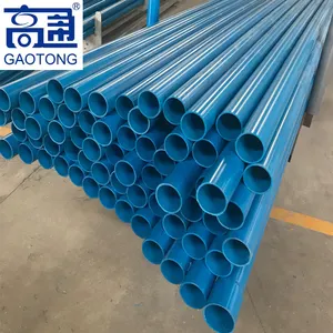 Barato pvc tubulação de água azul reliance lista de tubos de plástico