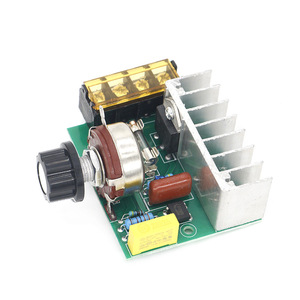 Electronic Voltage Regulator 4000W AC 220V With Fuse For <b>Motor</b> Speed Light Temperature <b>Control</b> - Product Image 3