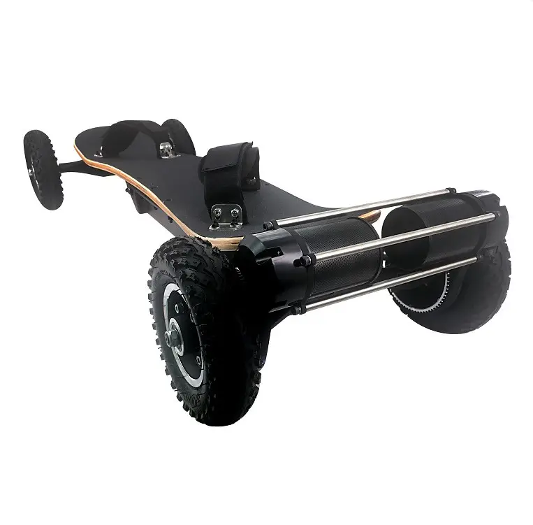 High Quality All Terrain Electric Skate Board Bearing 200kg New Design 1650Wx2 Dual Belt Motor Off-road Skateboard