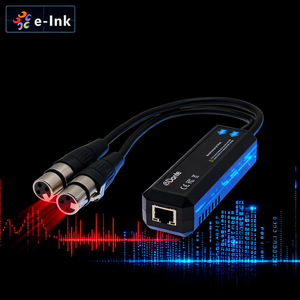 Dongle d'entré<span class=keywords><strong>e</strong></span> analogique <span class=keywords><strong>Dante</strong></span> 2 canaux 24 bits 96 kHz PoE XLR pour transmission de données vidéo pour microphone et mixeur audio professionnels - Product Image 2
