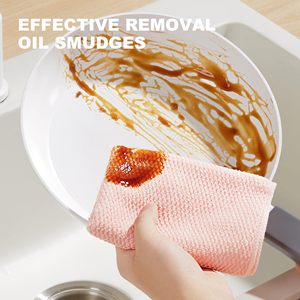 Riutilizzabile casa Jacquard panni in <span class=keywords><strong>microfibra</strong></span> <span class=keywords><strong>panno</strong></span> per la pulizia per la cucina ad asciugatura rapida in <span class=keywords><strong>microfibra</strong></span> asciugamani antibatterici - Product Image 3