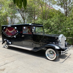 Chinese Cars Black Electric Classic Funeral Hearse for Sale Vintage Car Used Cars Right Hand Customized Special Transportation - Product Image 3