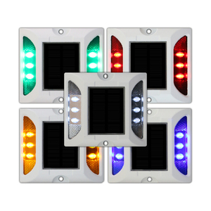 Солнечный дорожный светоотражатель из алюминия PC+ — долговечный солнечный дорожный маркер с длительным сроком службы, светоотражающий элемент для дорог - Product Image 6