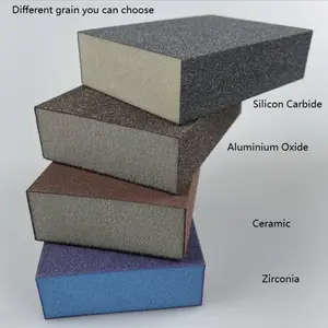 High Density Flexible Zirconia Foam Sanding Sponge Abrasive Drywall Sanding Sponge Block Abrasive Block