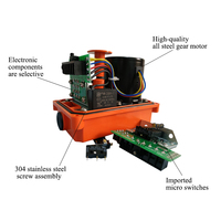 Mini actionneur électrique micro, type à rotation partielle, compact et léger, alimentation DC12V 24V, pour eau, huile, gaz