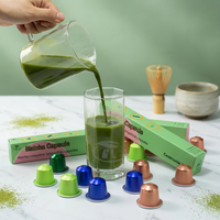 Prix usine bas pour les capsules de thé matcha cérémonielles, personnalisation OEM, capsules de thé matcha à marque privée, capsules de matcha