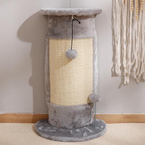 <strong>Corner</strong> Cat Scratching <strong>Post</strong> Indoor Furniture protection Scratcher with Stable Cat Stand and Spring Toy Added - Product Image 4