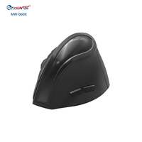 MW-060X-Black Dual Mode 2.4G & BT Wireless Ergo Vertical Ergonomic Mouse 6D Computer Mice Desain Hebat