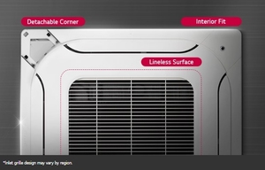 Lg điều hòa không khí 18000btu-60000btu thương mại trung tâm biến tần mini chia AC R32/R410A trần cassette Loại điều hòa không khí - Product Image 5