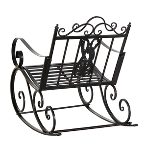 Fauteuil à bascule d'<span class=keywords><strong>occasion</strong></span> de style nordique pour vendeurs vérifiés, avec accoudoirs avant et arrière et motif crabe, idéal pour la terrasse - Product Image 5