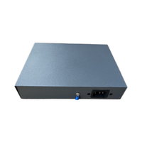 4*10/100/1000M RJ45 Ports 2*1000M Uplink Ring Fiber Optical Switch with POE SFP SNMP Support Enterprise Category Product