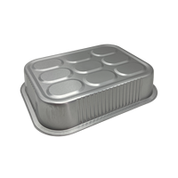 Contenants alimentaires écologiques de 600 ml avec couvercles en plastique et feuille d'aluminium pour plats à emporter et pâtisseries, couleur personnalisable
