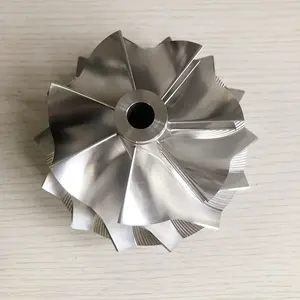 Sobrealimentador/94,00/121,50mm 7 + 7 aspas turbo de fresado/de aluminio/2618/billet rueda de compresor