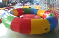 Perahu Motor Tiup Komersial untuk Disko Air, Mainan Apung Berputar, Gyroscope, Whipping Top, Flying Fish, Banana Yacht, Pelampung Air