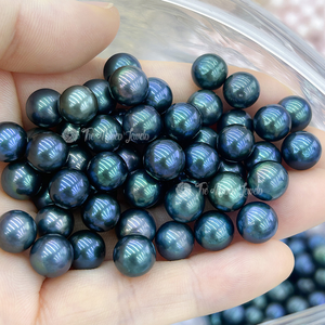 Perlas Naturales <span class=keywords><strong>de</strong></span> Agua Dulce Teñidas <span class=keywords><strong>de</strong></span> Primera Calidad a Precio <span class=keywords><strong>de</strong></span> Fábrica <span class=keywords><strong>de</strong></span> Muses Jewels, Perlas Sueltas Redondas <span class=keywords><strong>de</strong></span> 7 mm a 8 mm para <span class=keywords><strong>la</strong></span> Elaboración <span class=keywords><strong>de</strong></span> Collares - Product Image 4