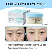Masker Mata Private Label dengan Panthenol dan Asam Hialuronat, Patch Hidrogel Elderflower untuk Mengurangi Bengkak dan Perawatan Lingkaran Hitam