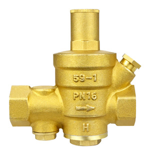 Válvula Reductora de Presión Multifuncional de Latón Forjado Tangke para Calentador de Agua, Purificador, Grifo y Medidor, Diseño Especial Reforzado - Product Image 1