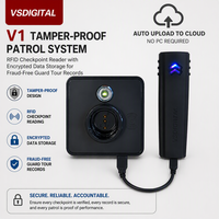 V1 Security Wand with Online Guard Patrol Software Cloud-Based RFID Checkpoint Tracking for Manufacturing Plants