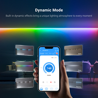 Contrôleur LED intelligent 5-en-1 RGB+CCT+W+Musique+Minuterie WiFi PWM IoT Alexa Google DC5-24V 12A Max pour bande LED, variateur de lumière, garantie 5 ans