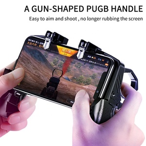 K21แป้นเกมแบบทริกเกอร์สำหรับโทรศัพท์ iOS Android ตัวควบคุมเกมยิง L1R1แป้นสำหรับ pubg - Product Image 2