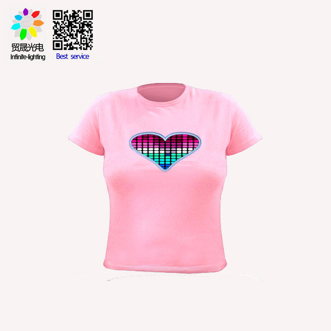 Верхняя холодная так крутая светодиодная мигающая футболка El Panel для фестиваля, вечеринки, клуба
