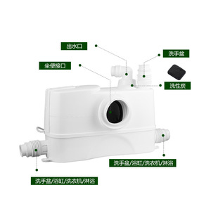 DAB Genix 130 Sewage <b>Pump</b> 7m Head Plastic Centrifugal Electric Toilet <b>Waste</b> Disposal Unit - Product Image 5