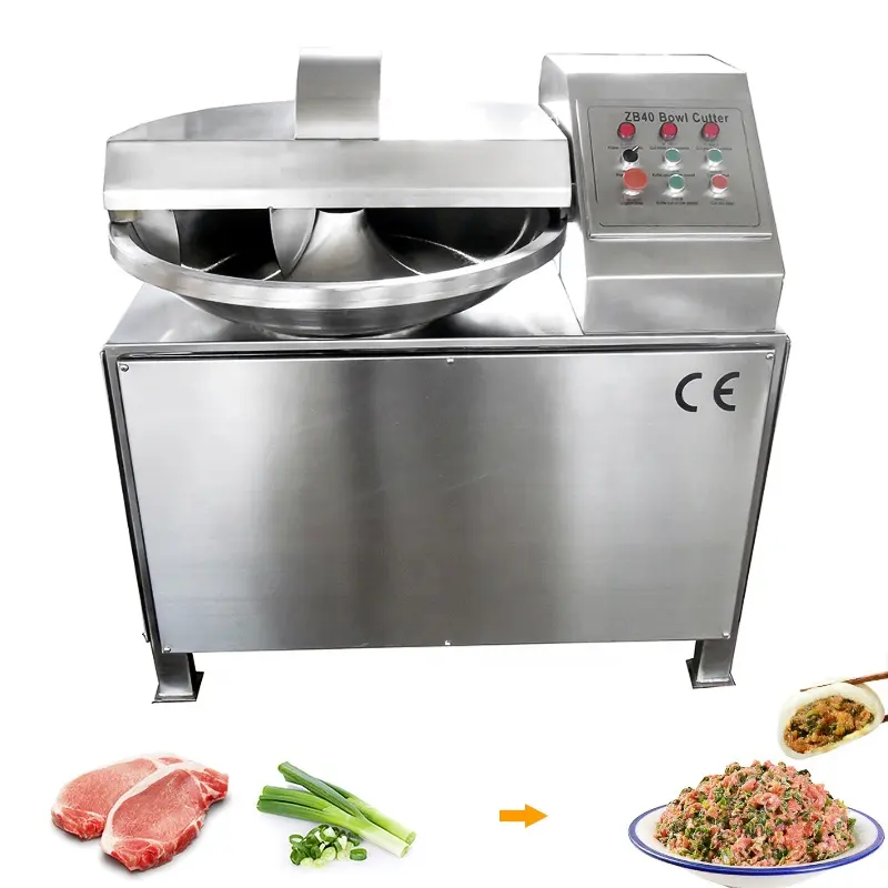 LONGA Sausage Processing Machine Processional Meat Vegetable Seasoning Chopping Mixing High Efficient Bowl Meat Chopper Blender