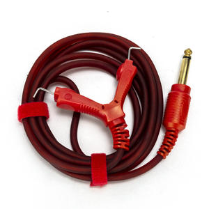 Máquina de tatuaje RCA Clipcord Cable de alimentación de tatuaje de calidad Cable de doble clip de silicona - Product Image 2