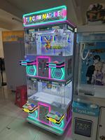 Joyplay Machine d'arcade grue à pinces commerciale pour 4 joueurs, jeu de préhension de peluches et de récompenses