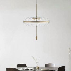 Modern <b>Globe</b> Hanging Lamp Kitchen Island Dining Room Brass Glass Ball Pendant <b>Light</b> - Product Image 3