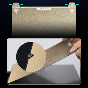 Kit de plaque d'impression CEALITY Officiel K1 PEI 235x235mm en acier à ressort flexible pour imprimante 3D Ender 3 S1/V2, impression par solvant - Product Image 5