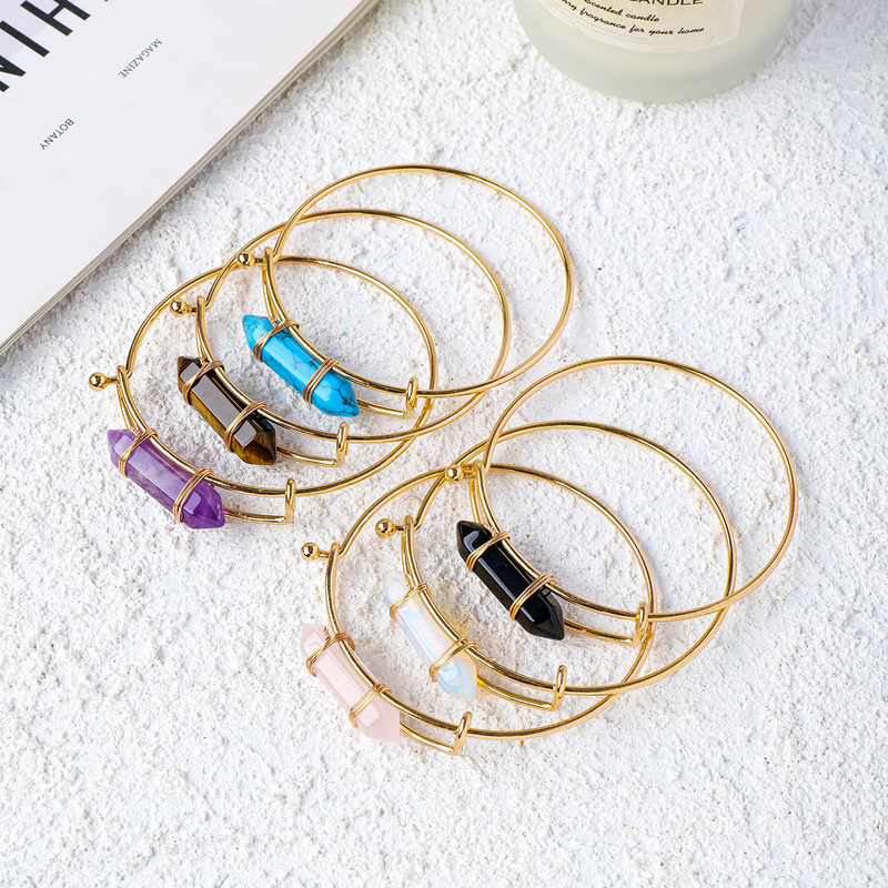 Wholesale Natural Healing Crystal Hand knitted